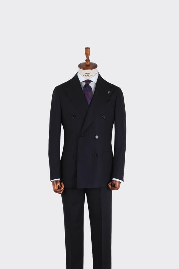 Milano Kruvaze Takım Elbise Lacivert - 50
