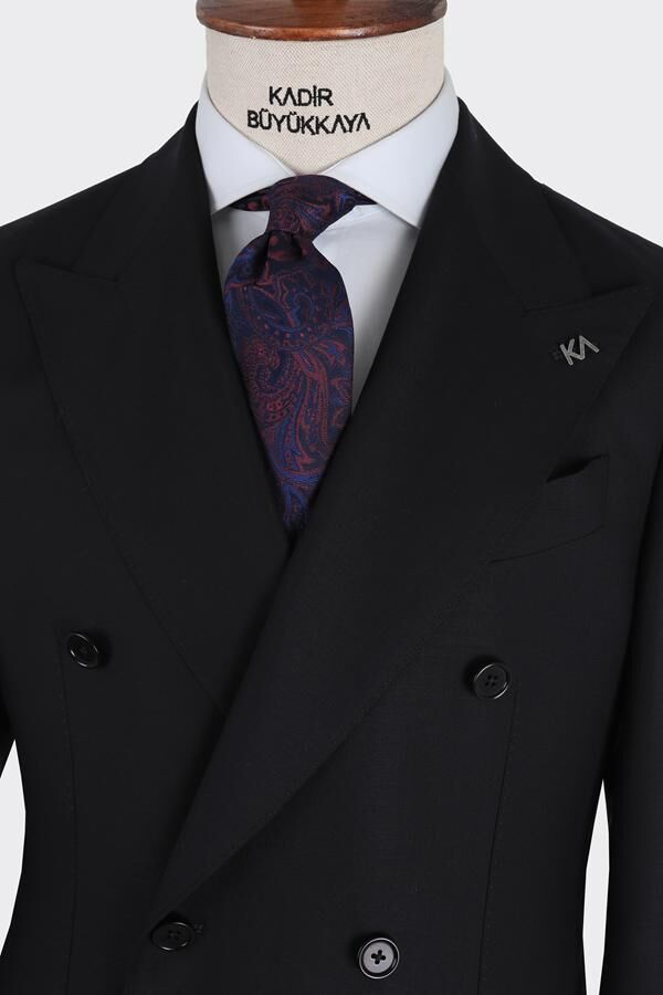 Milano Kruvaze Takım Elbise Lacivert - 52