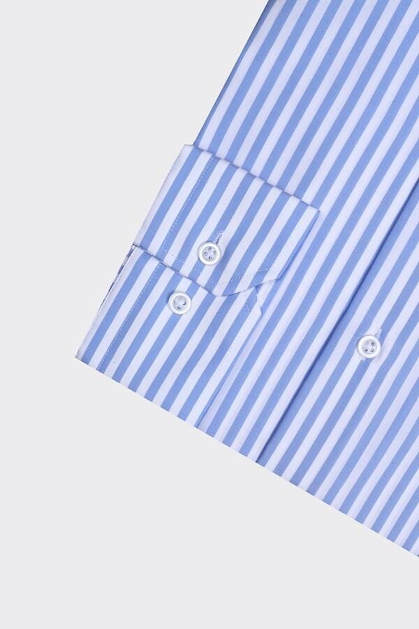 İtalyan Yaka Gömlek Mavi - 42