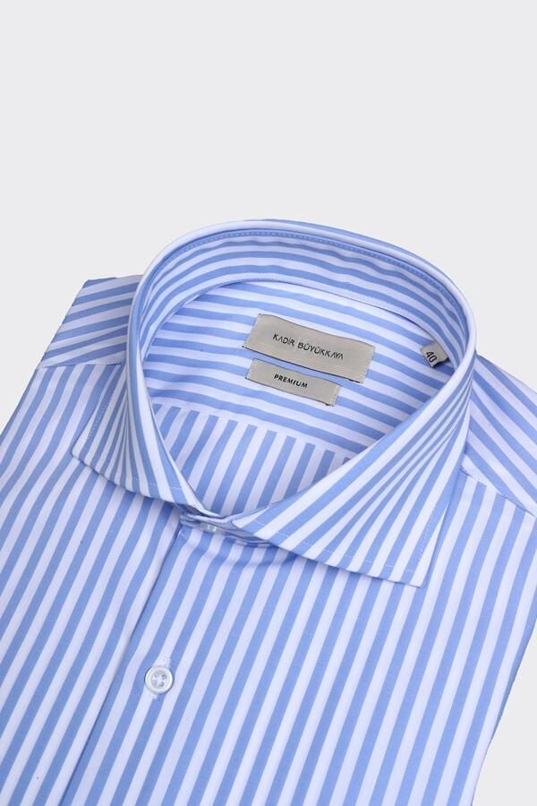 İtalyan Yaka Gömlek Mavi - 46