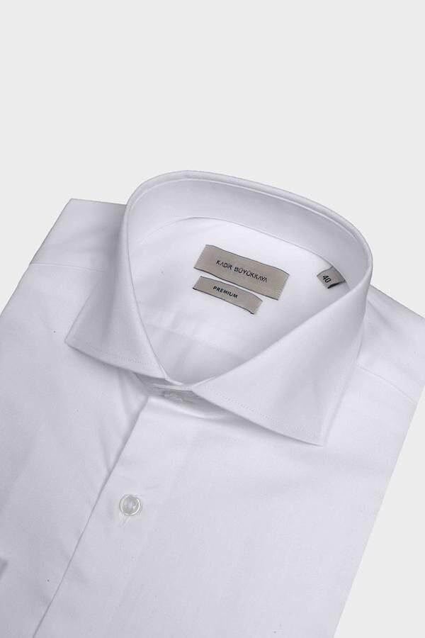 İtalyan Yaka Gömlek Beyaz - 40