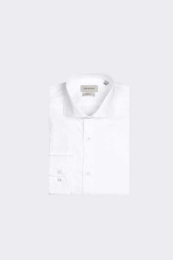 İtalyan Yaka Gömlek Beyaz - 46