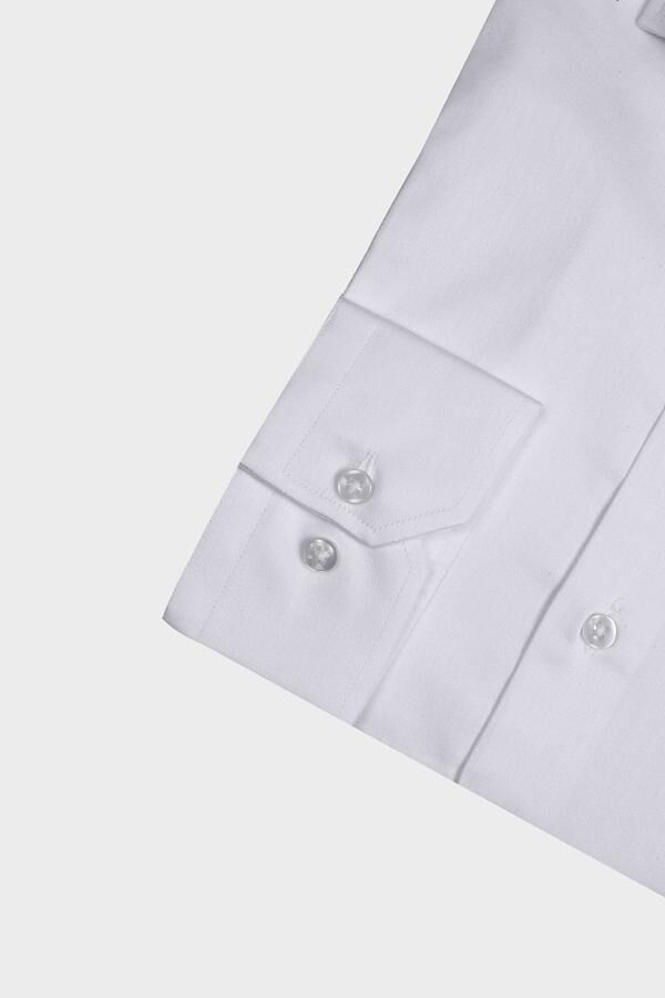 İtalyan Yaka Gömlek Beyaz - 46