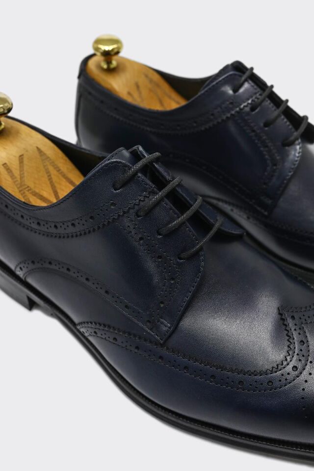 Klasik Ayakkabı Lacivert Santo - 43