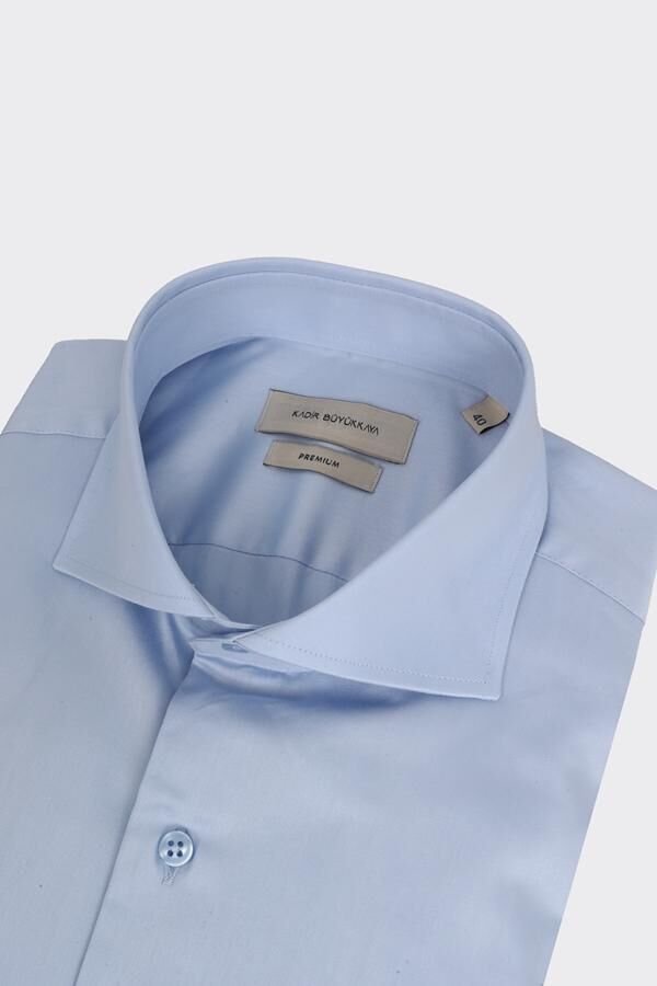 İtalyan Yaka Gömlek Mavi - 40