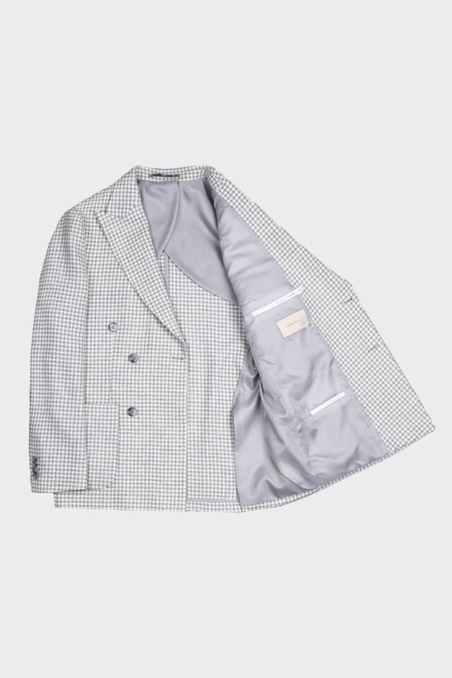 Veste croisée, gris clair - 54