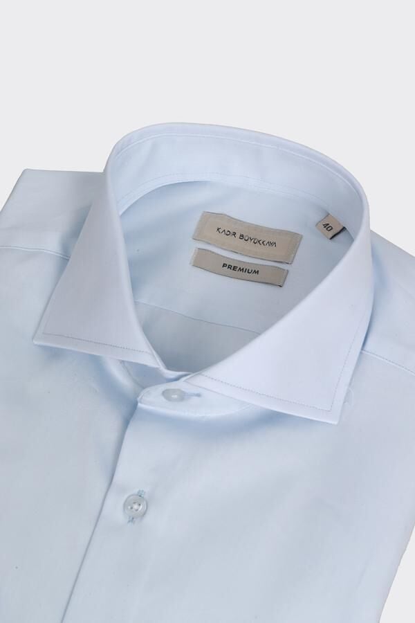 İtalyan Yaka Gömlek Mavi - 40