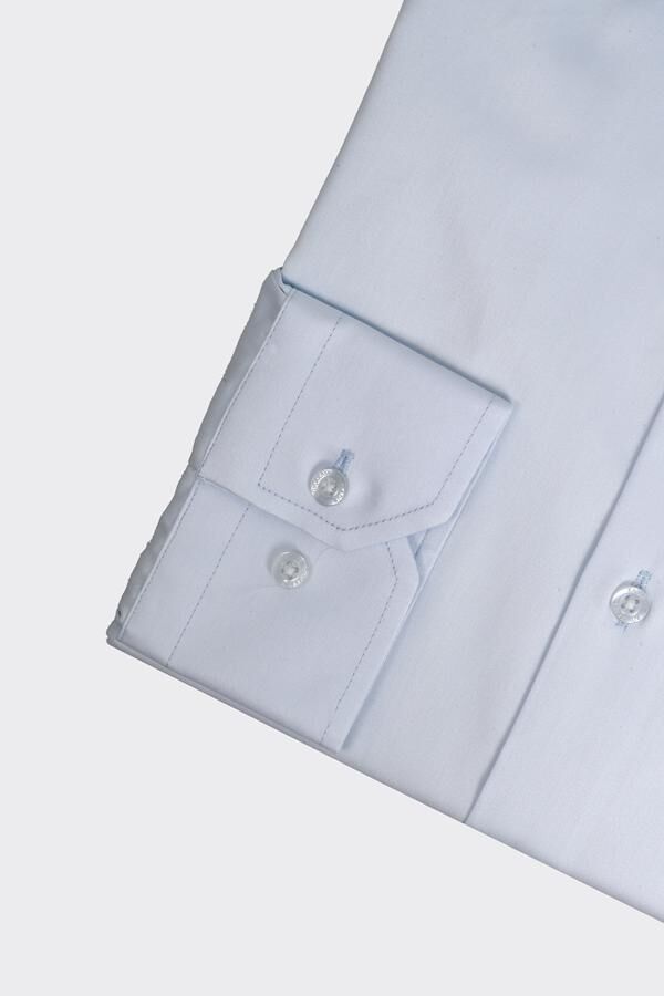 İtalyan Yaka Gömlek Mavi - 44