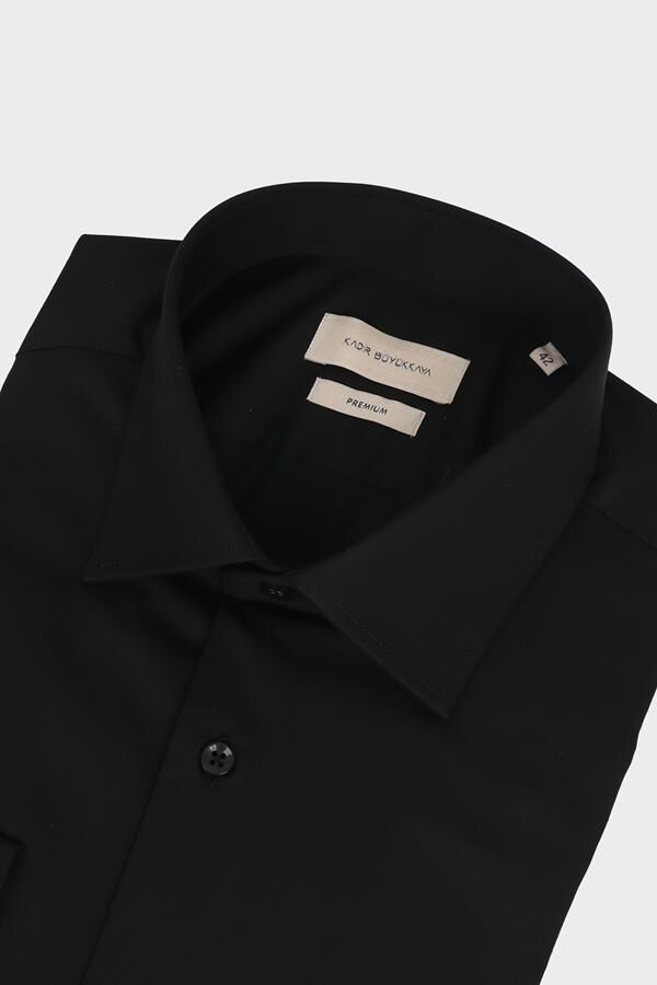İngiliz Yaka Gömlek Siyah - 40