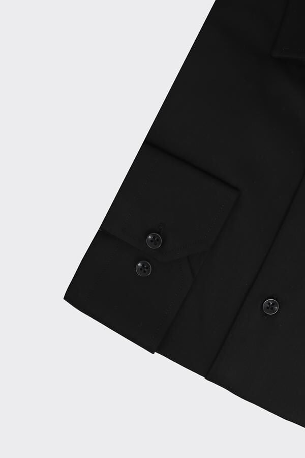 İngiliz Yaka Gömlek Siyah - 46