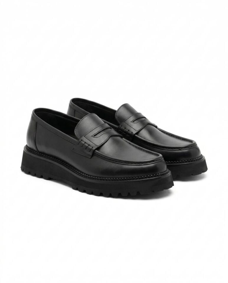 Loafer Ayakkabı Siyah Santo - 40