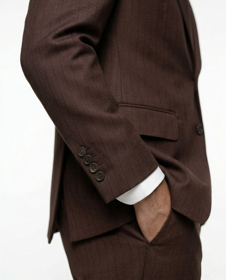 Manly Takım Elbise Bordo - 50