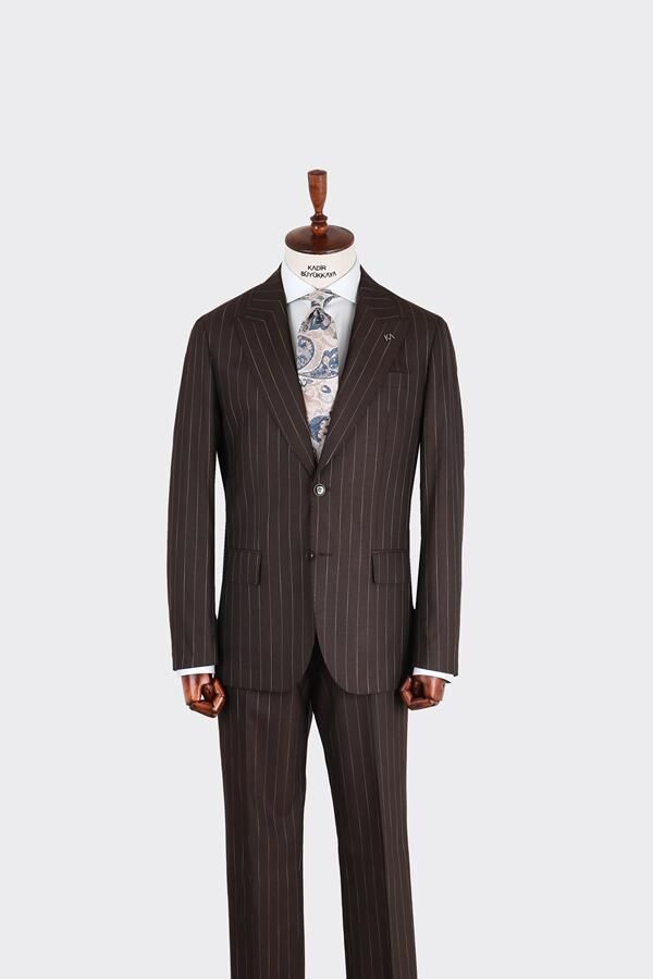 Takım Elbise Kahverengi - 46