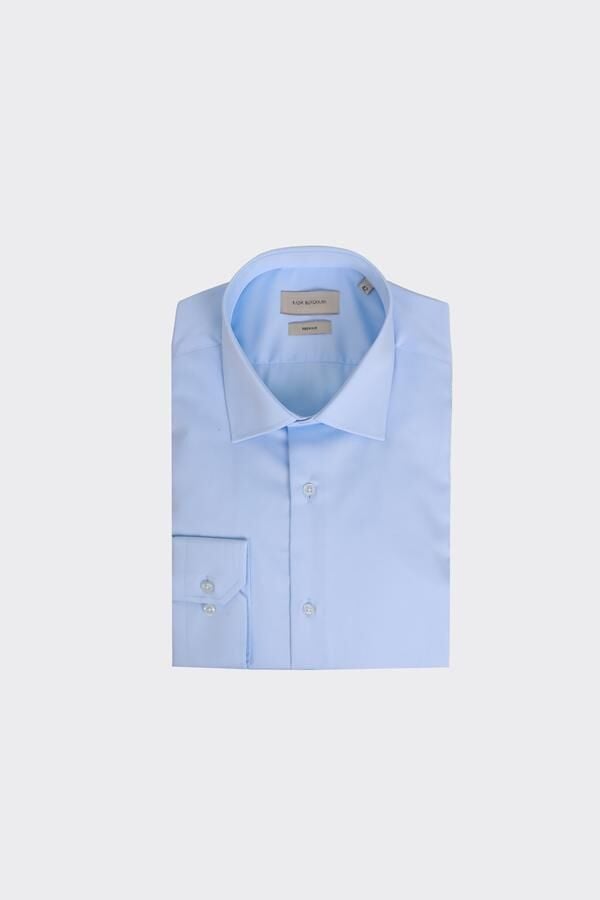 İngiliz Yaka Gömlek Mavi - 44