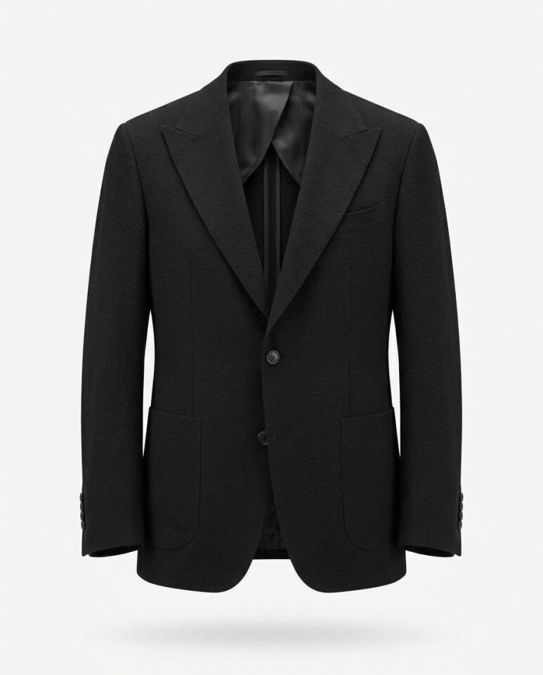 Grid Ceket Siyah - 46