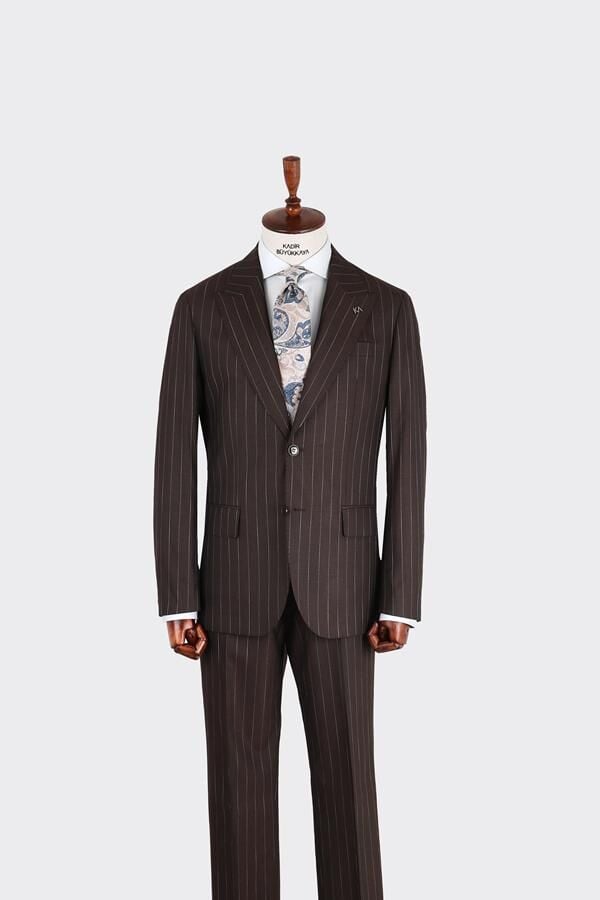 Takım Elbise Kahverengi - 56