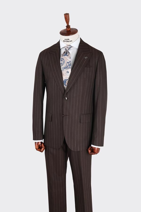 Takım Elbise Kahverengi - 56