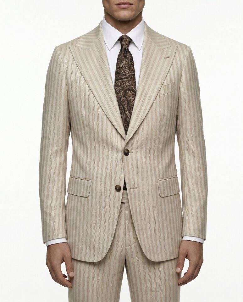 Sydney Takım Elbise Bej - 46