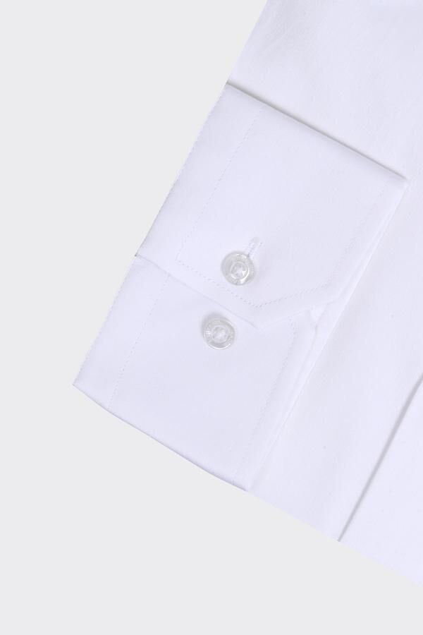 Büyük İngiliz Yaka Gömlek Beyaz - 46