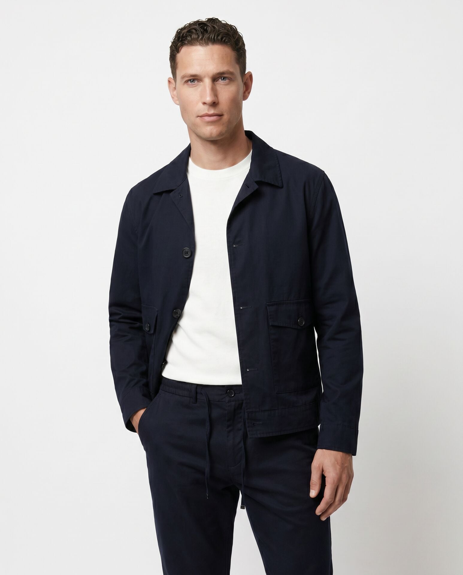 Oasis Jacket Navy Blue - 56