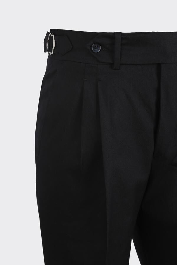 Giverny Çift Pile Pantolon Siyah - 50