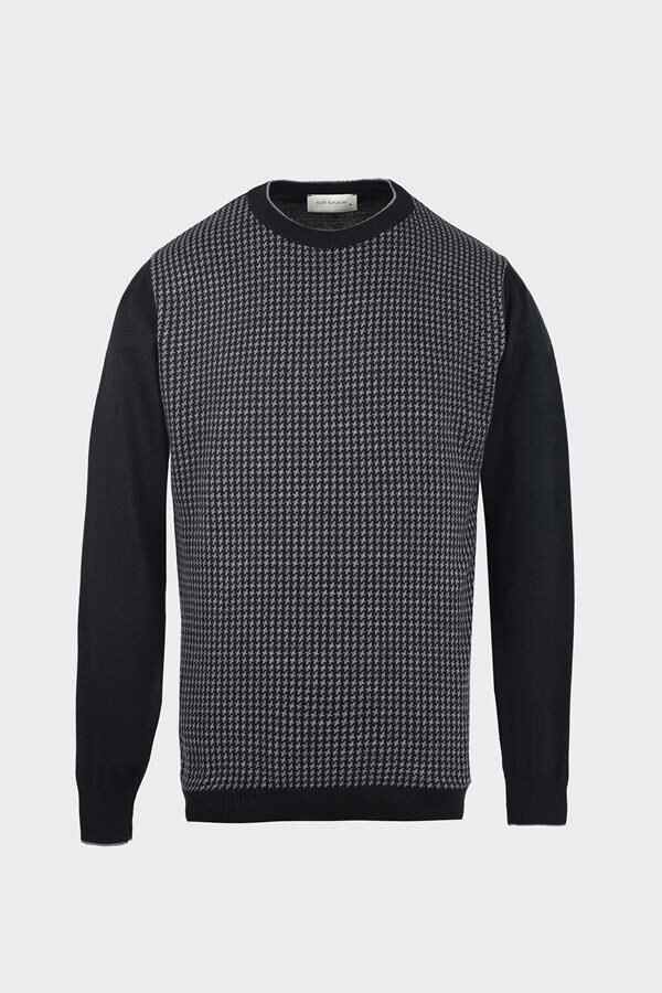 Bis.Yaka Triko Siyah - M