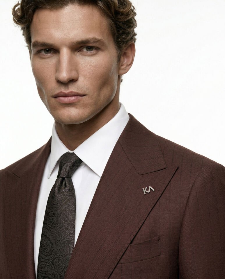 Manly Takım Elbise Bordo - 52