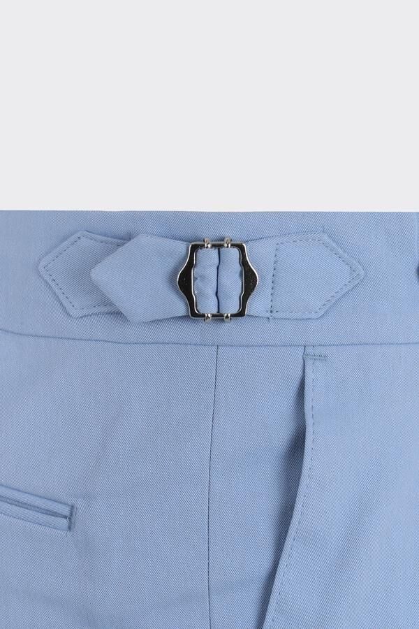 Giverny Çift Pile Pantolon Mavi - 48