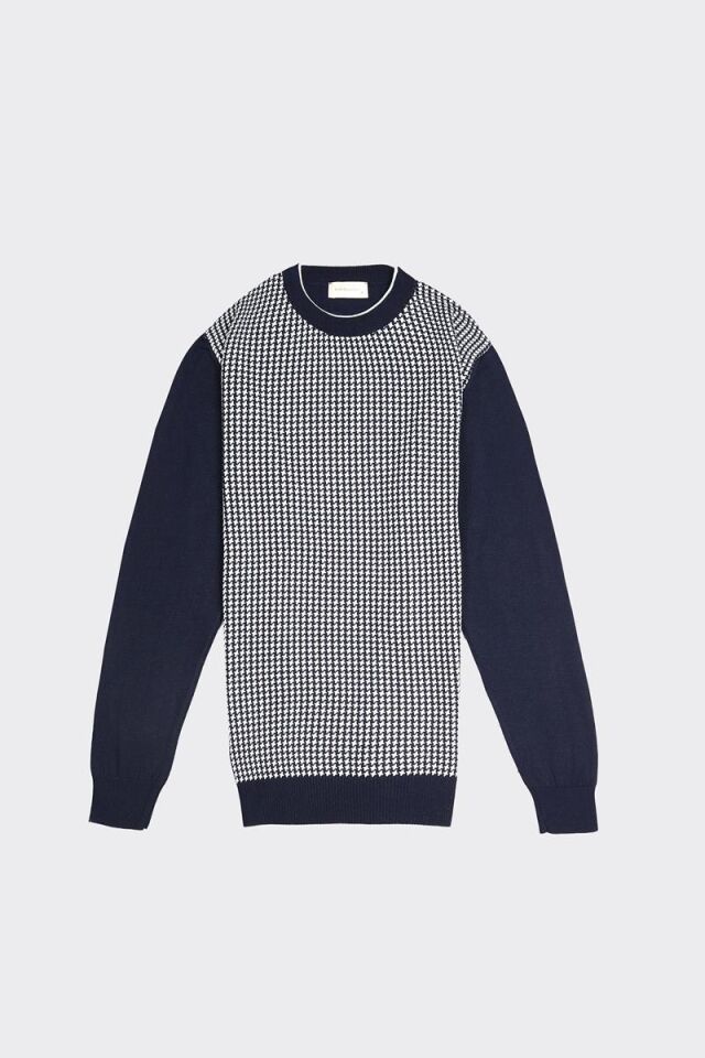 Bis.Yaka Triko Lacivert - XXL