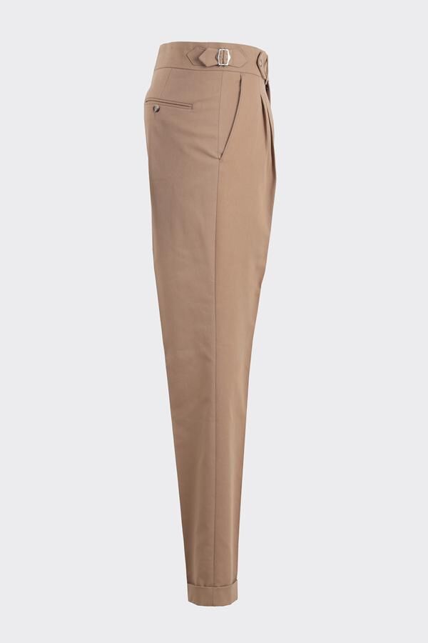 Giverny Çift Pile Pantolon Vizon - 48