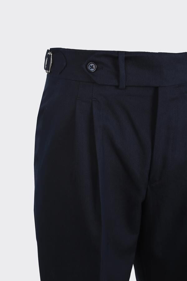 Giverny Çift Pile Pantolon Lacivert - 42