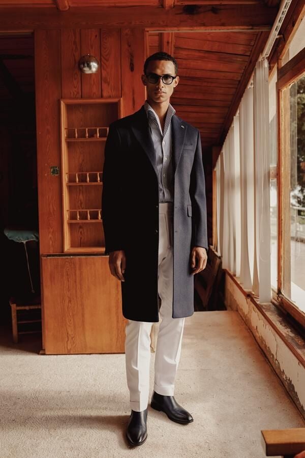 Manteau classique bleu marine - 52