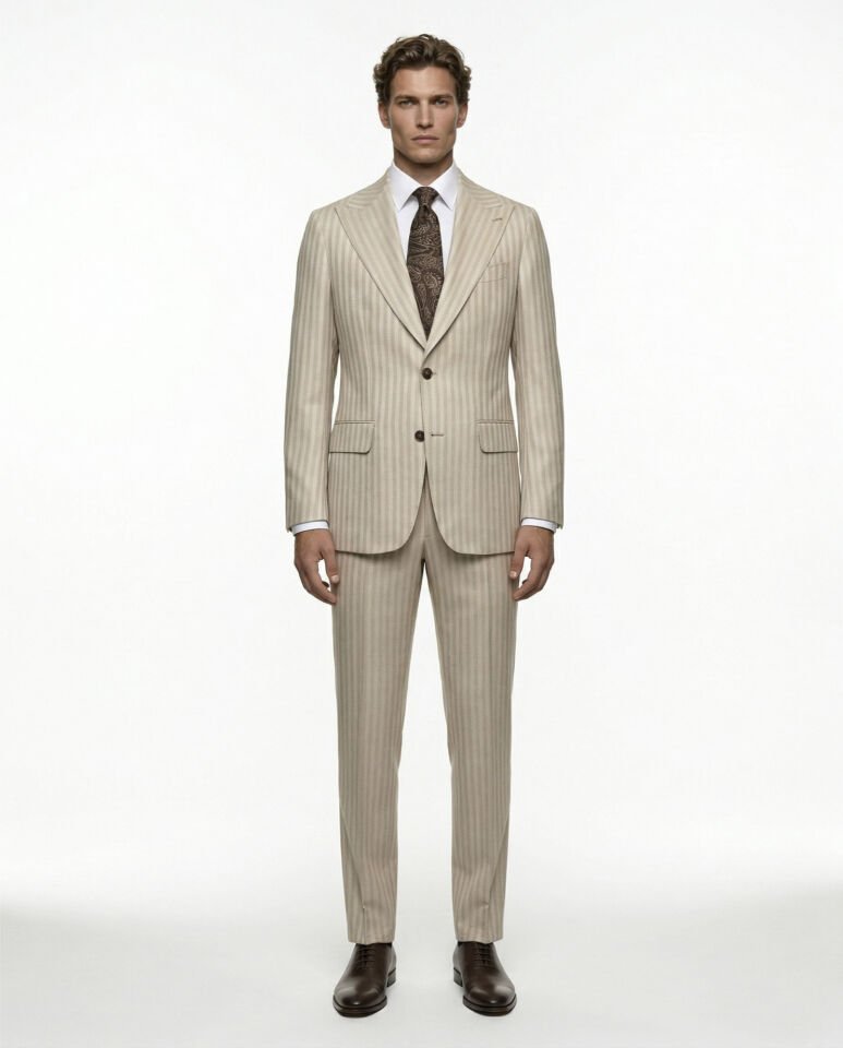 Sydney Takım Elbise Bej - 50