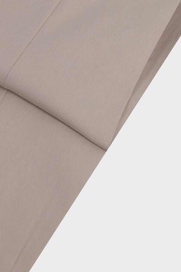 Giverny Çift Pile Pantolon Bej - 48