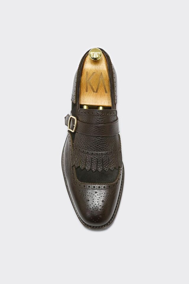 Klasik Ayakkabı Kahve Floter-Kahve Süet - 43