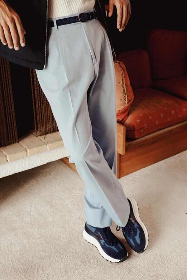 Barcelona Modern Fit Pantolon Mavi - 44