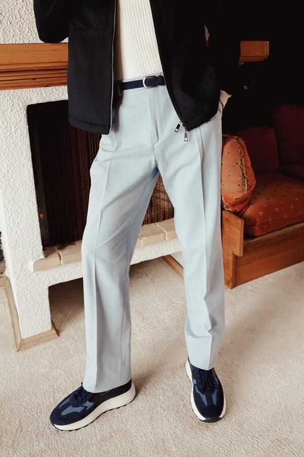 Barcelona Modern Fit Pantolon Mavi - 46