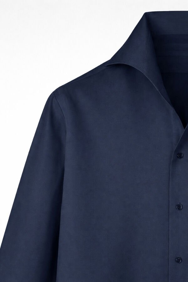 Sicilya Americano Yaka Gömlek Lacivert - 42