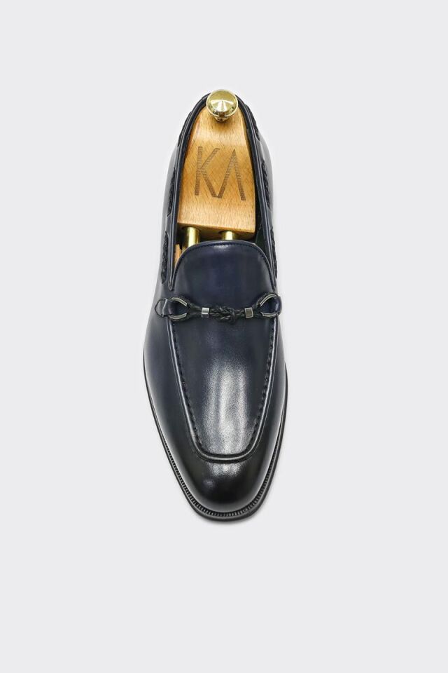 Klasik Ayakkabı Lacivert Santo - 43