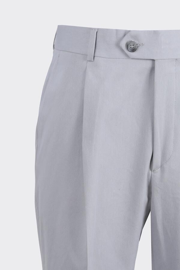 Barcelona Modern Fit Pantolon Gri - 44