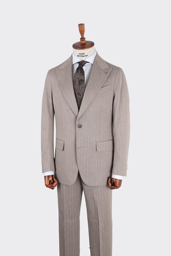 Takım Elbise Koyu Bej - 46