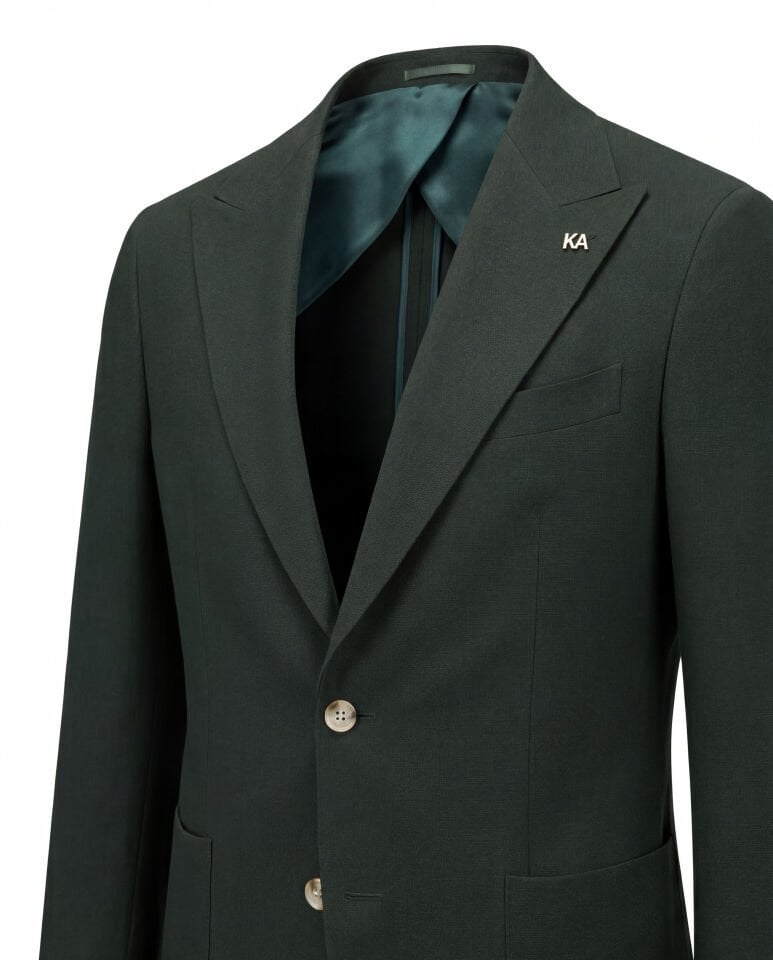 Grid Ceket Haki - 48