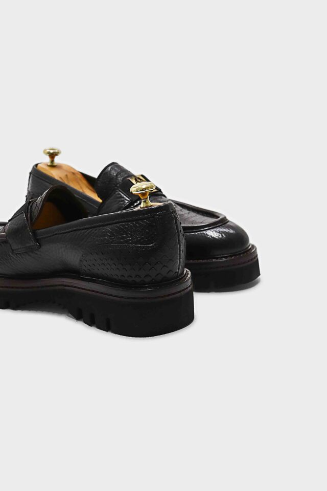 Loafer Ayakkabı Kahve Floter Anaconda - 40