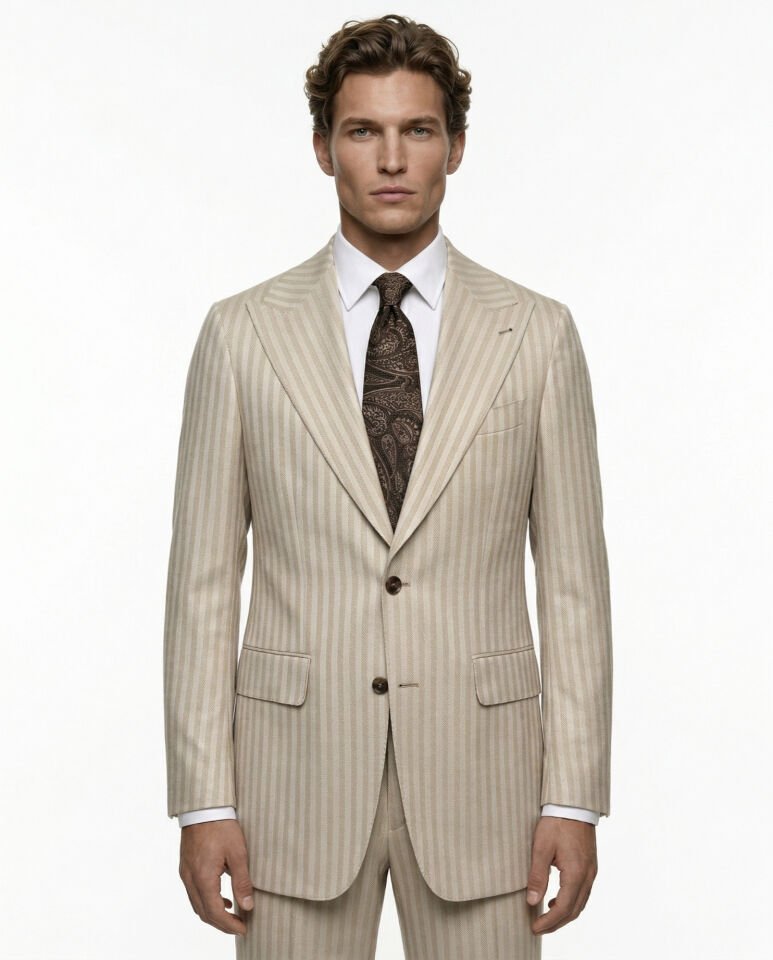 Sydney Takım Elbise Bej - 54