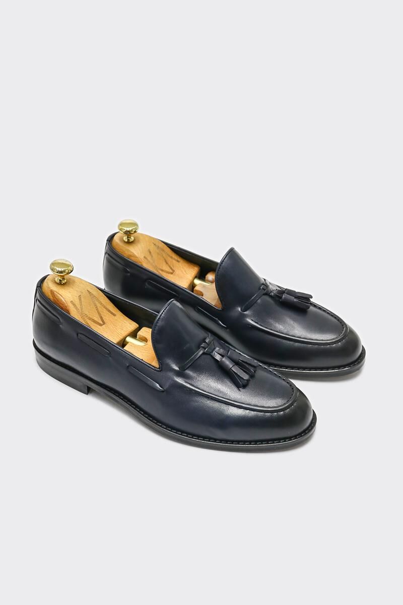 Loafer Ayakkabı Lacivert Santo - 41