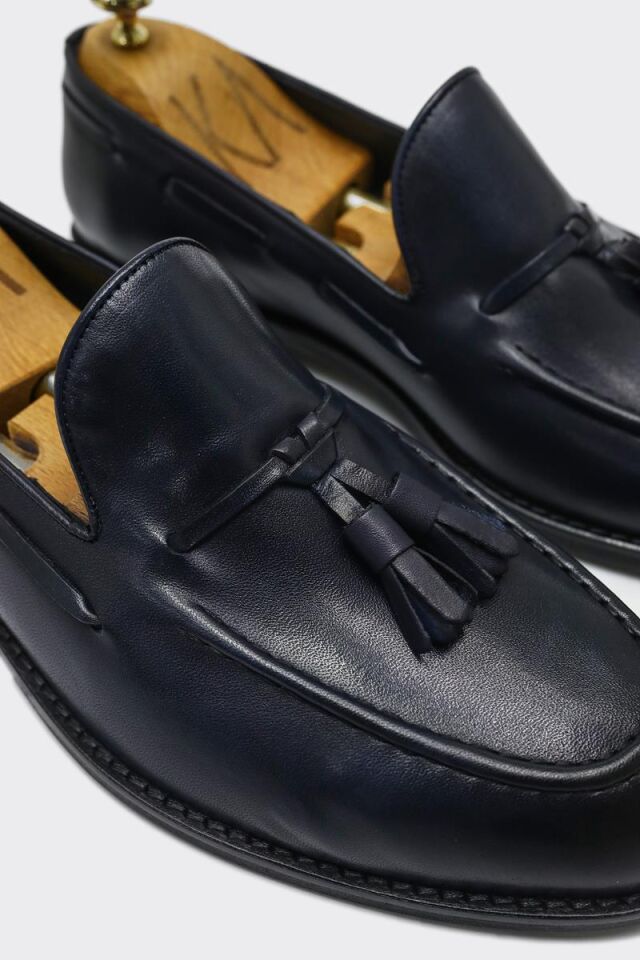 Loafer Ayakkabı Lacivert Santo - 41