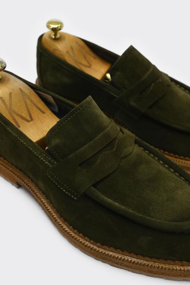 Casual Ayakkabı Haki Süet - 40
