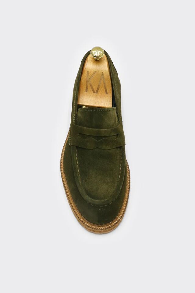 Casual Ayakkabı Haki Süet - 40