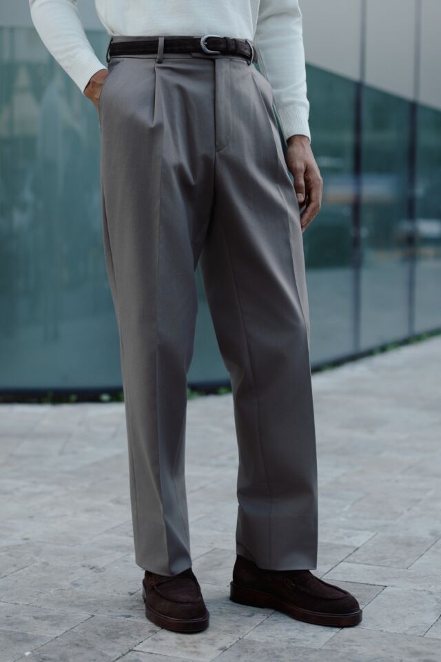 Tokyo Modern Fit Pantolon Vizon - 48