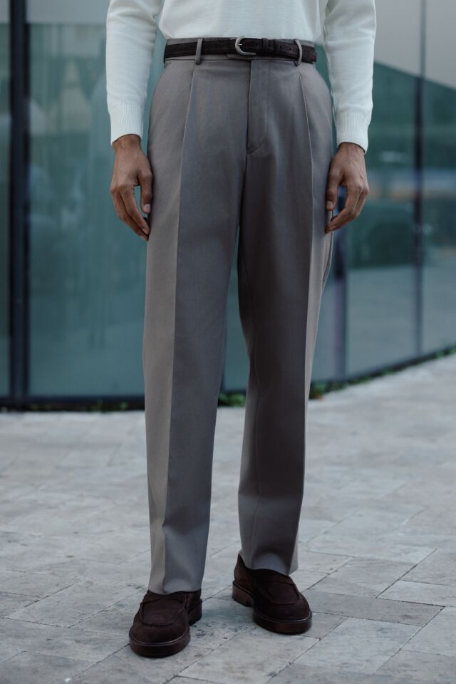 Tokyo Modern Fit Pantolon Vizon - 48